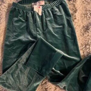 NEW Green Leggings Girls 10/12